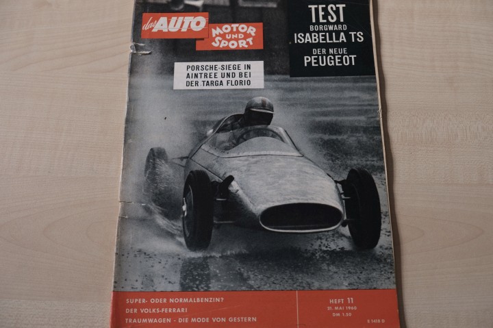 Deckblatt Auto Motor und Sport (11/1960)